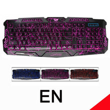 Load image into Gallery viewer, Gaming Backlight Keyboard LED Waterproof