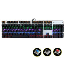 Load image into Gallery viewer, Gaming Mechanical Keyboard Colorful Backlight Anti-ghosting Blue/Black/Red