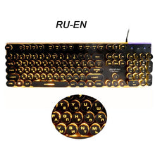 Load image into Gallery viewer, Glowing Metal Panel GAMİNG KEYBOARD