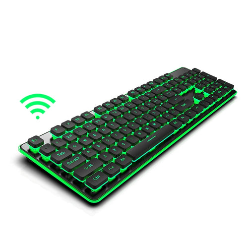 Gaming Wireless Keyboard 2.4G Mini Charging Backlit Keyboard