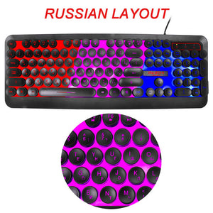 PC KEYBOARD 3-Color Light